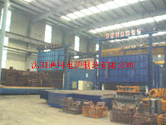 贯通式全纤维台车炉展示